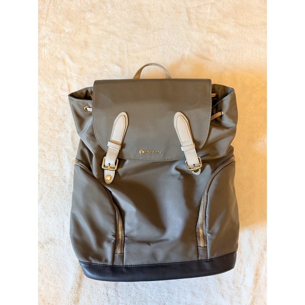NWT Nordace Eliz – Daily & Travel Backpack In Tan "kelp" Color